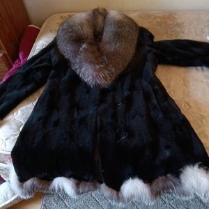 Beck Furs Black mink furcoat
